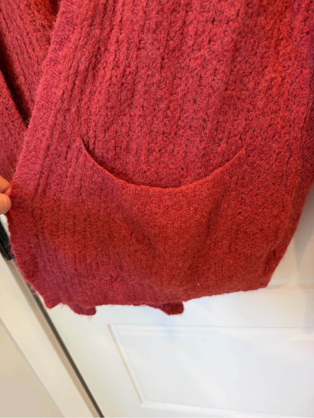 Free People Weekend Getaway Cardigan Alpaca Nylon Cozy Open Front S - Picture 13 of 14